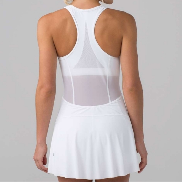 Lululemon Final Lap Dress White Athletic Workout Wear - Picture 4 of 13